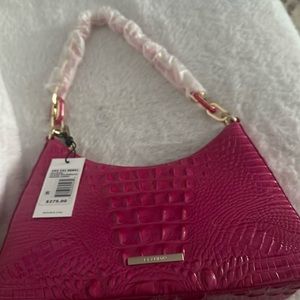 Brahmin pink Melbourne genuine leather